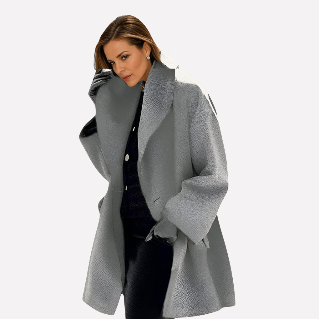 Chaqueta de Cuello Ancho para Mujeres