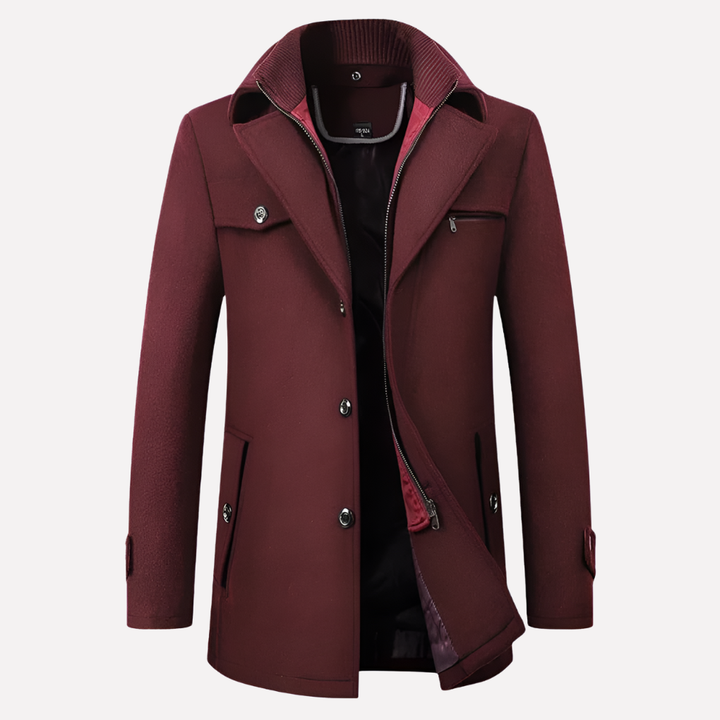 Chaqueta de Hombre con Solapa y Botones