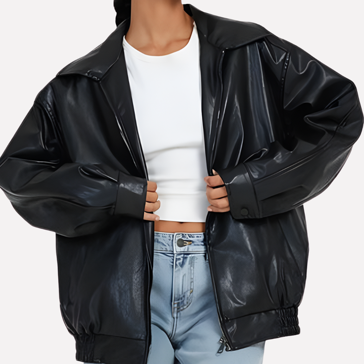 Chaqueta Bomber Grande para Mujeres