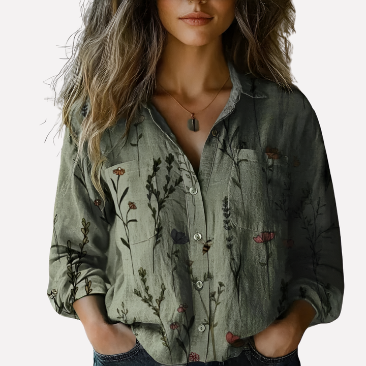 Camisa de Botón para Mujeres
