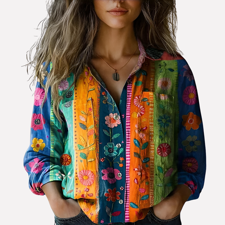 Camisa de Botón para Mujeres