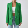 Blazer Estructurado de Una Sola Botón para Mujeres