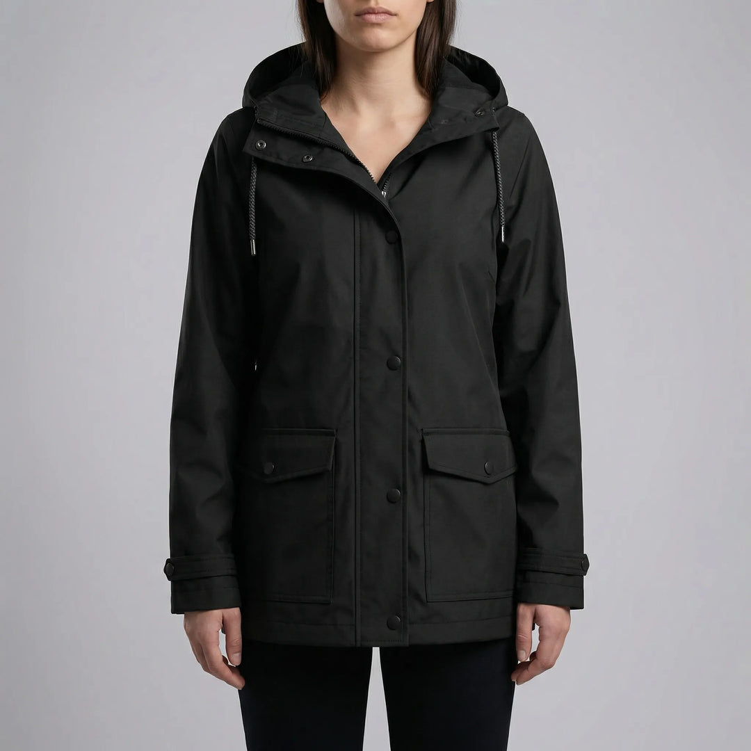 Cloudrift - Chaqueta de exterior con capucha repelente al agua