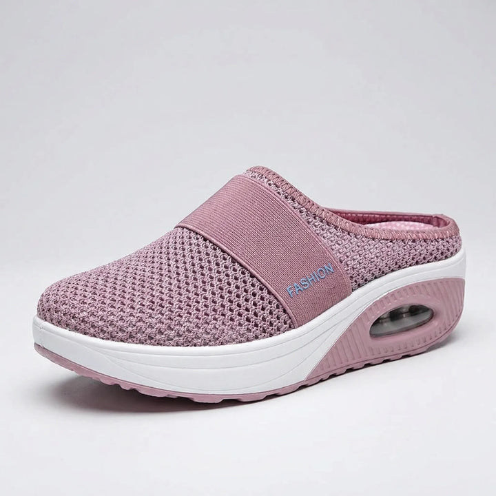 Cloudstep - Zapatillas sin cordones con amortiguación de aire para mujer