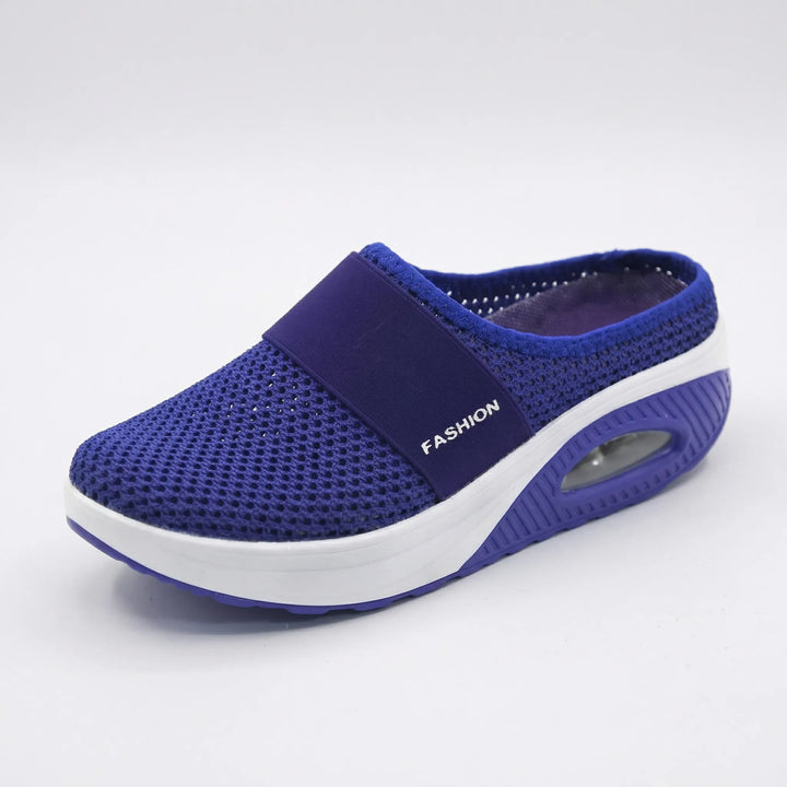 Cloudstep - Zapatillas sin cordones con amortiguación de aire para mujer