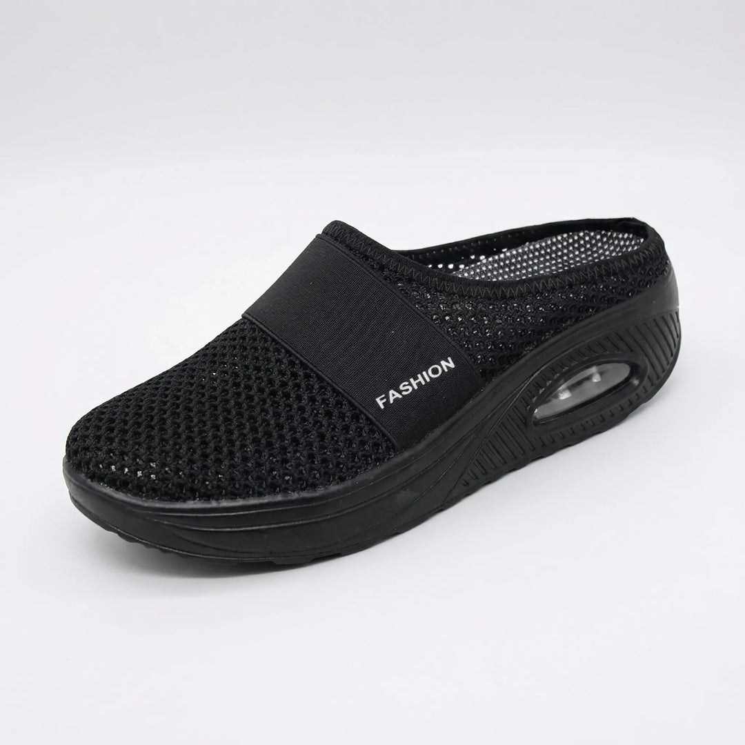 Cloudstep - Zapatillas sin cordones con amortiguación de aire para mujer
