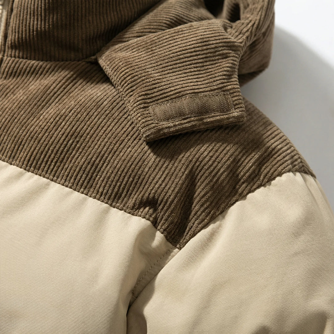 Colvern - Chaqueta acolchada con capucha y aislamiento térmico para hombre