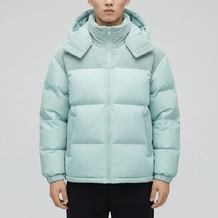 Colvern - Chaqueta acolchada con capucha y aislamiento térmico para hombre