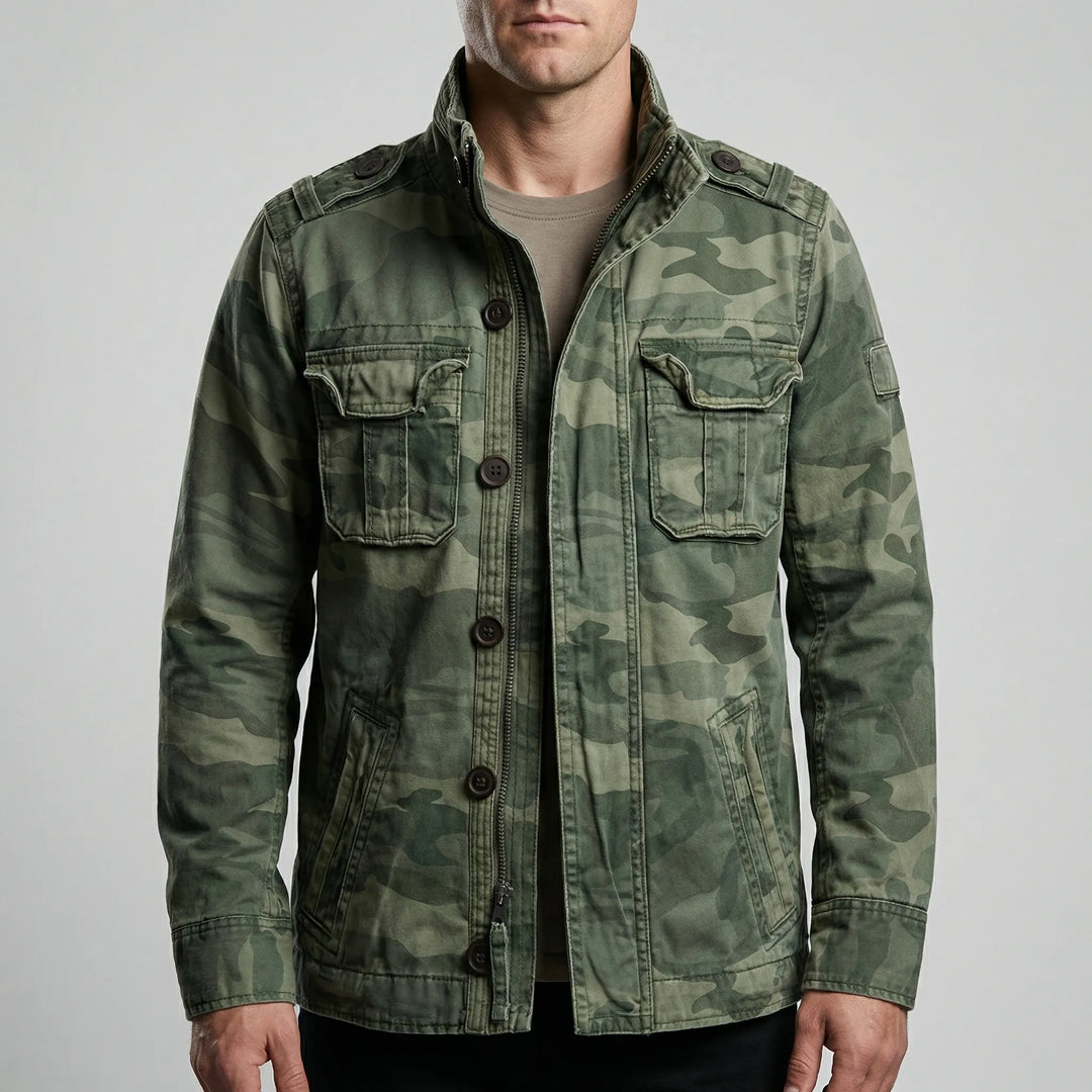 Combatex - Chaqueta militar de camuflaje para hombre