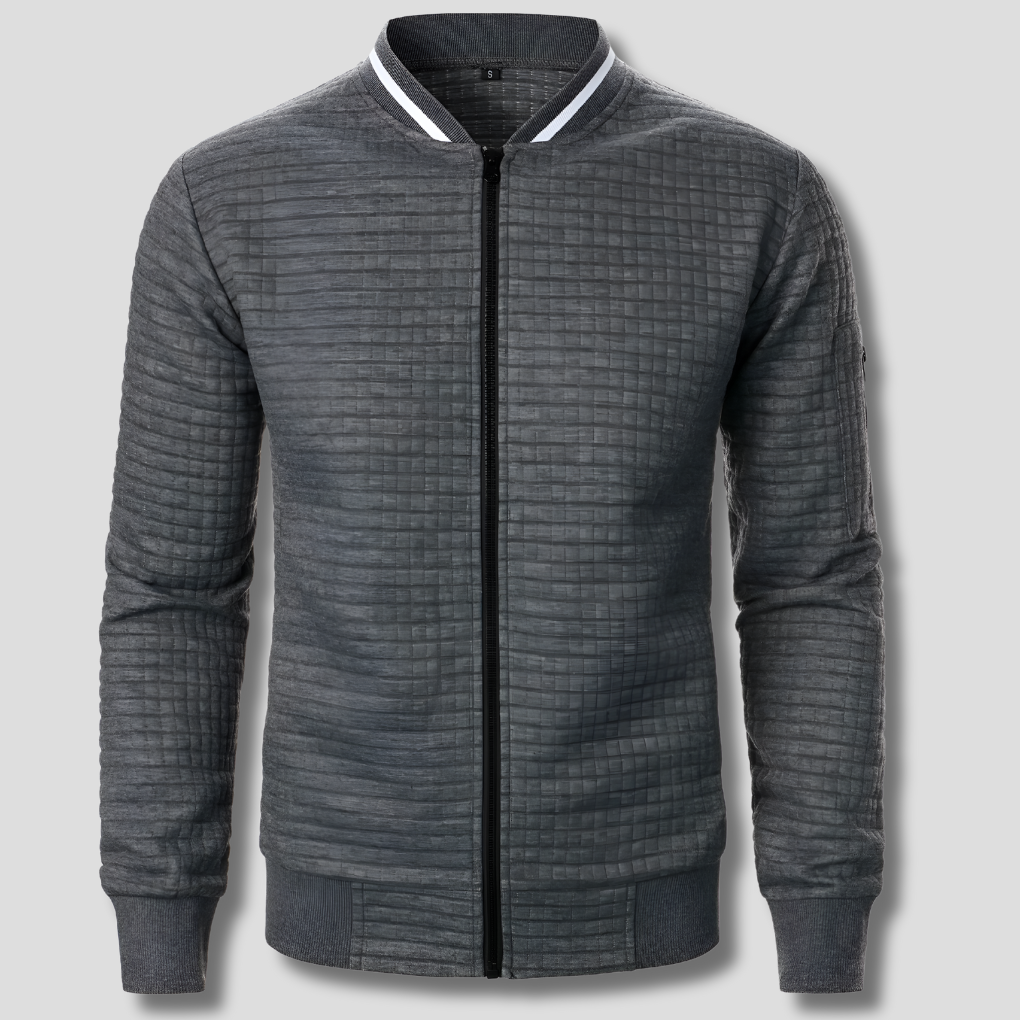 Sudadera con cremallera cómoda y cálida para hombres
