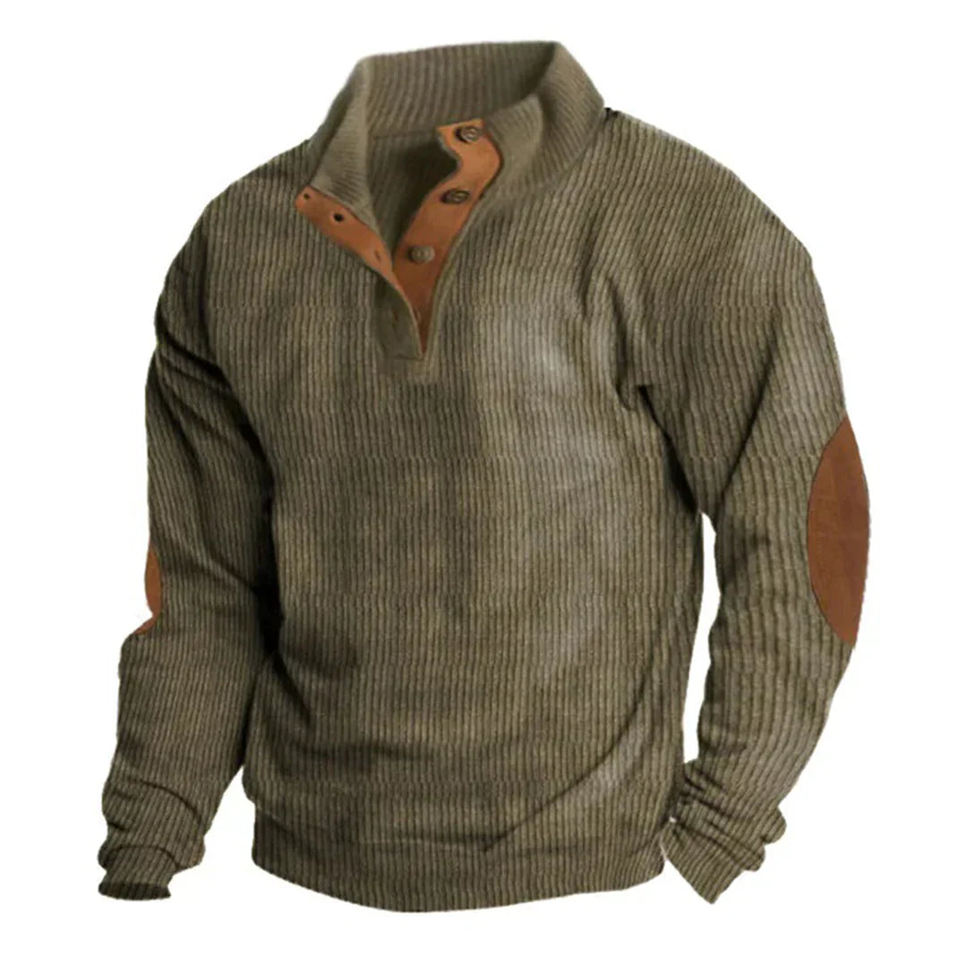Jersey de pana para hombre, elegante y cómodo