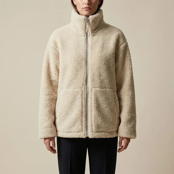 Cozwick - Chaqueta extragrande con cuello alto