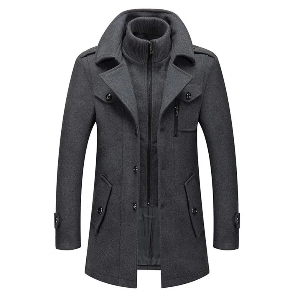 Abrigo de invierno de dos piezas para hombre