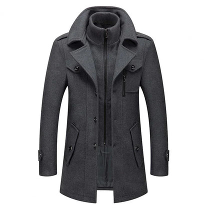 Abrigo de invierno de dos piezas para hombre