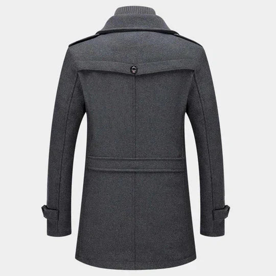 Abrigo de invierno de dos piezas para hombre: calidez y estilo combinados