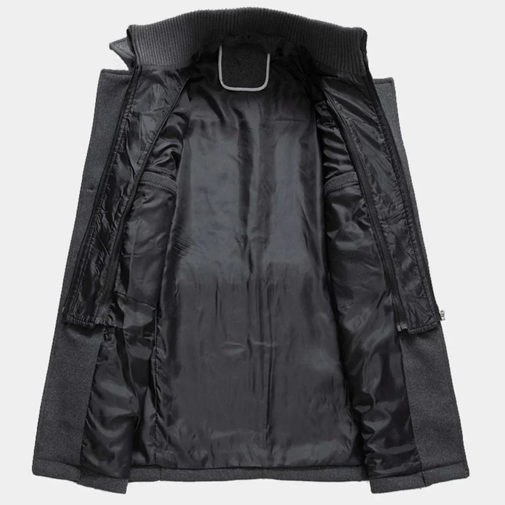 Abrigo de invierno de dos piezas para hombre: calidez y estilo combinados