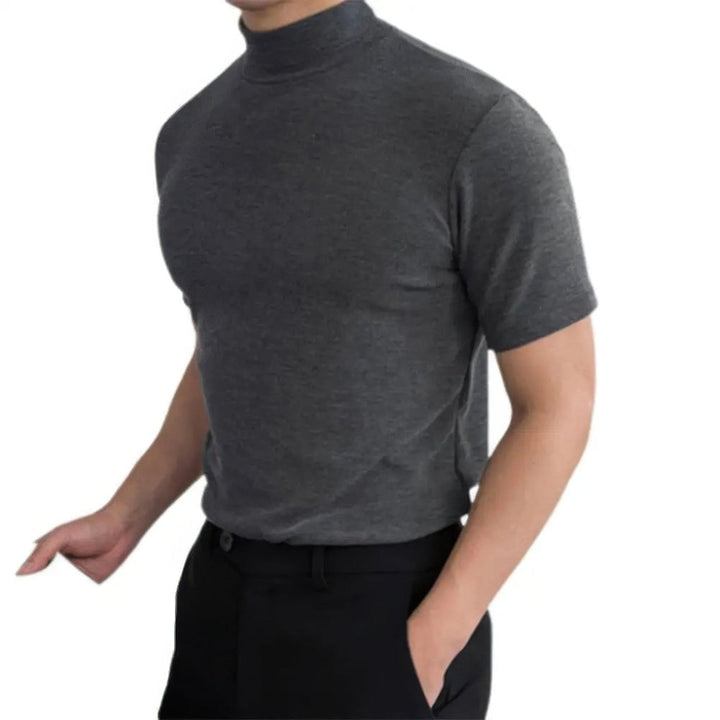Camiseta de Cuello Alto Transpirable para Hombre