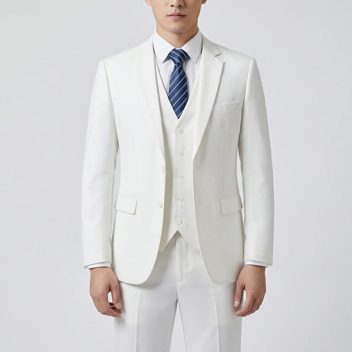 Daprano - Conjunto de traje formal de 3 piezas para hombre