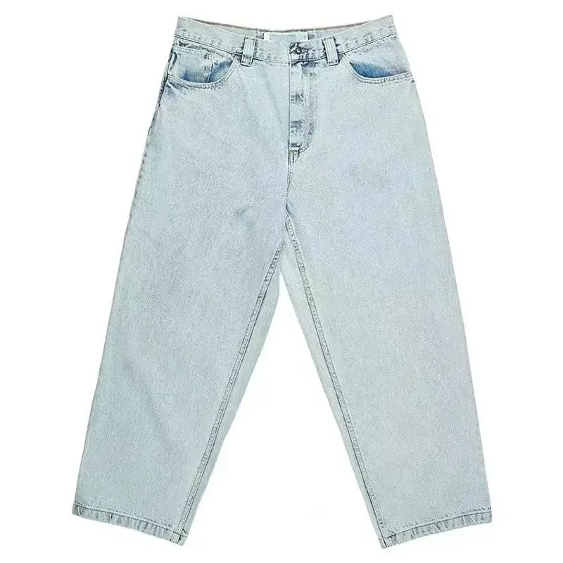 Big Boy - Vaqueros oversize estilo skater para hombre