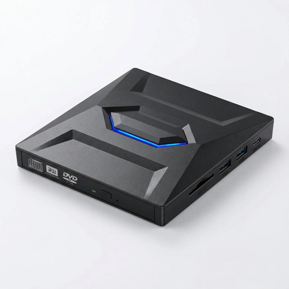 Discvera - Unidad de disco óptico externa 7 en 1