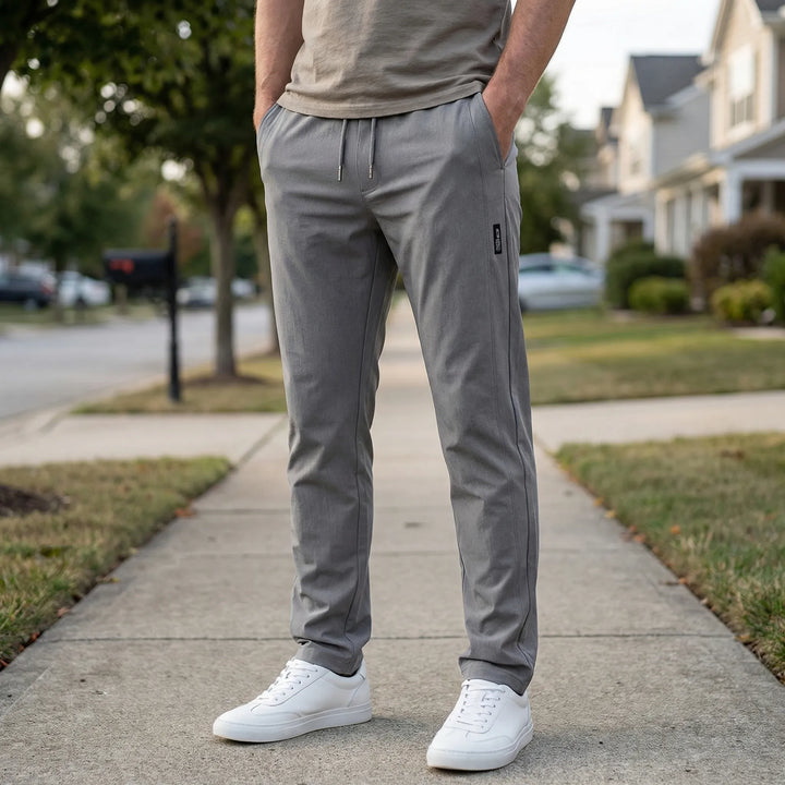 Draflex - Pantalones casuales de pierna recta para hombre