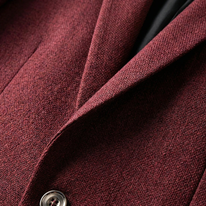 Dressoro - Blazer de un solo botón con solapa de muesca