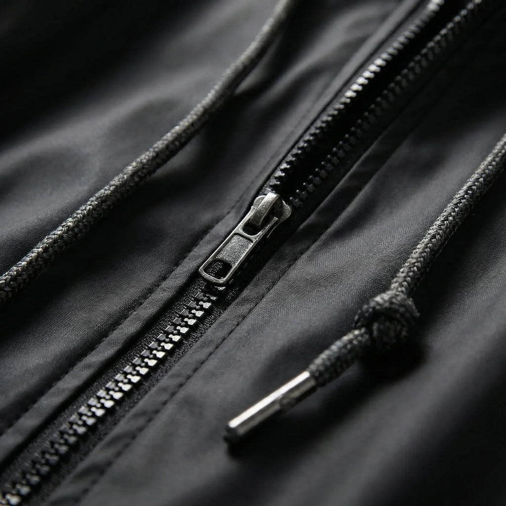 Drizzlara - Chaqueta de exterior con capucha repelente al agua