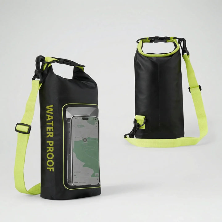 Dryventure - Bolsa impermeable enrollable con ventana para teléfono
