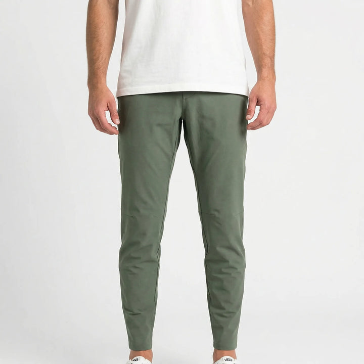 Dynoro - Pantalones elásticos ajustados de corte cónico para hombre