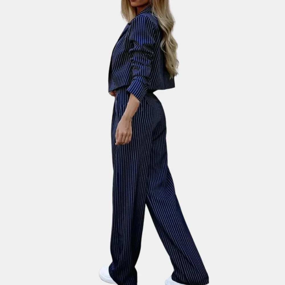Elegante conjunto de dos piezas para mujer: estilo desenfadado y comodidad