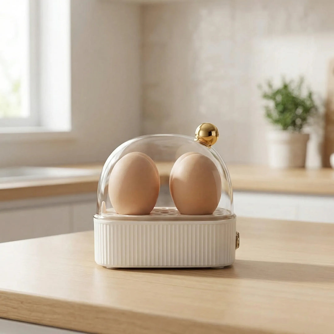 Eggova - Vaporera eléctrica compacta para huevos