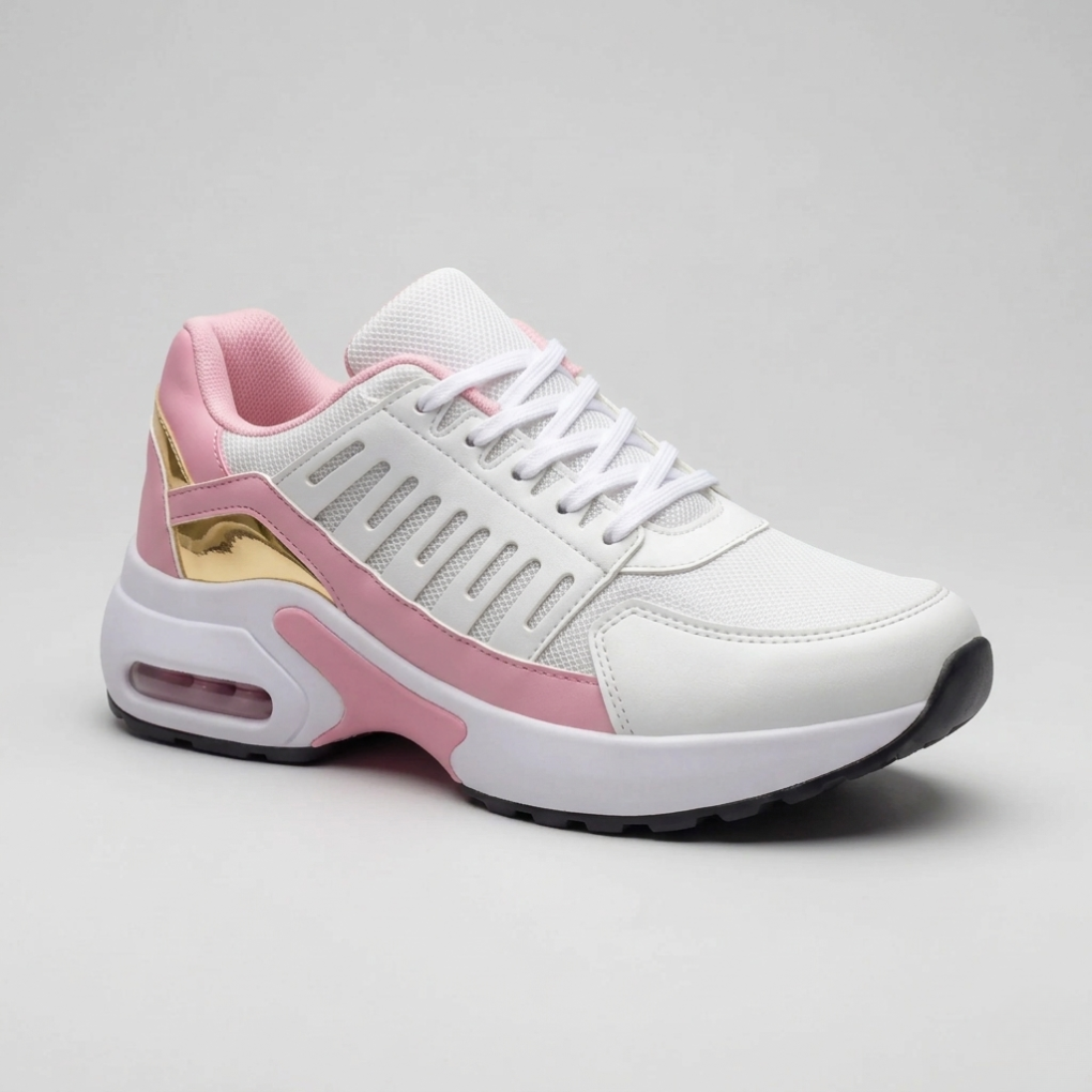 Zapatilla Casual Baja de Ajuste Ancho
