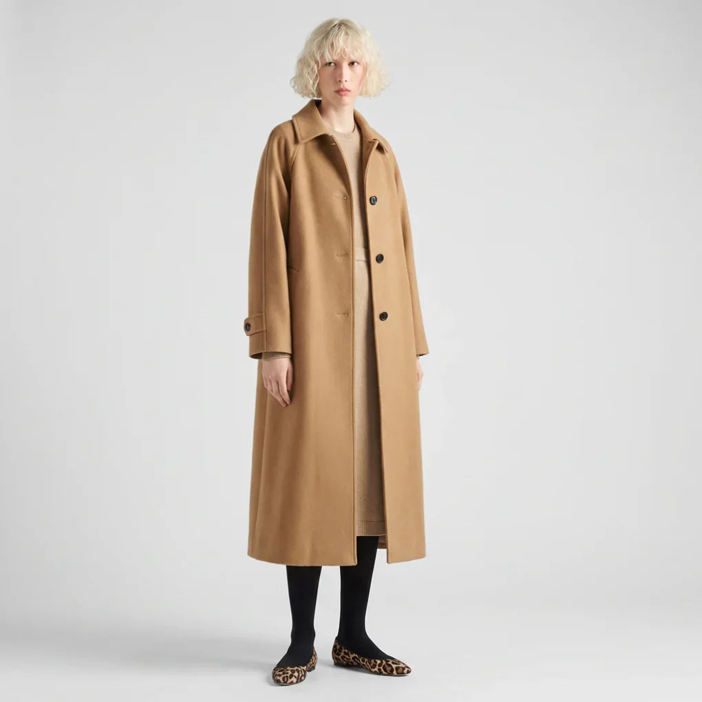 Abrigo Largo Elegante para Mujeres