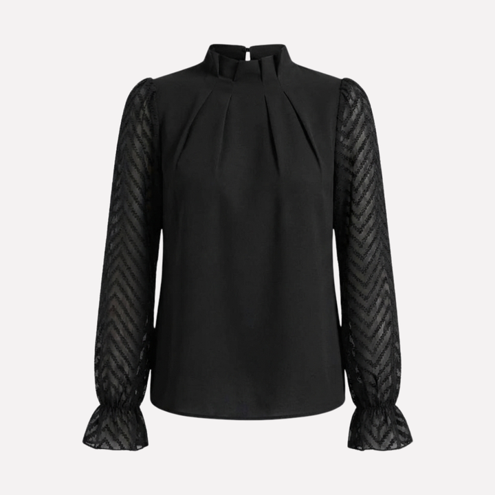 Blusa Elegante de Mangas Largas para Mujeres