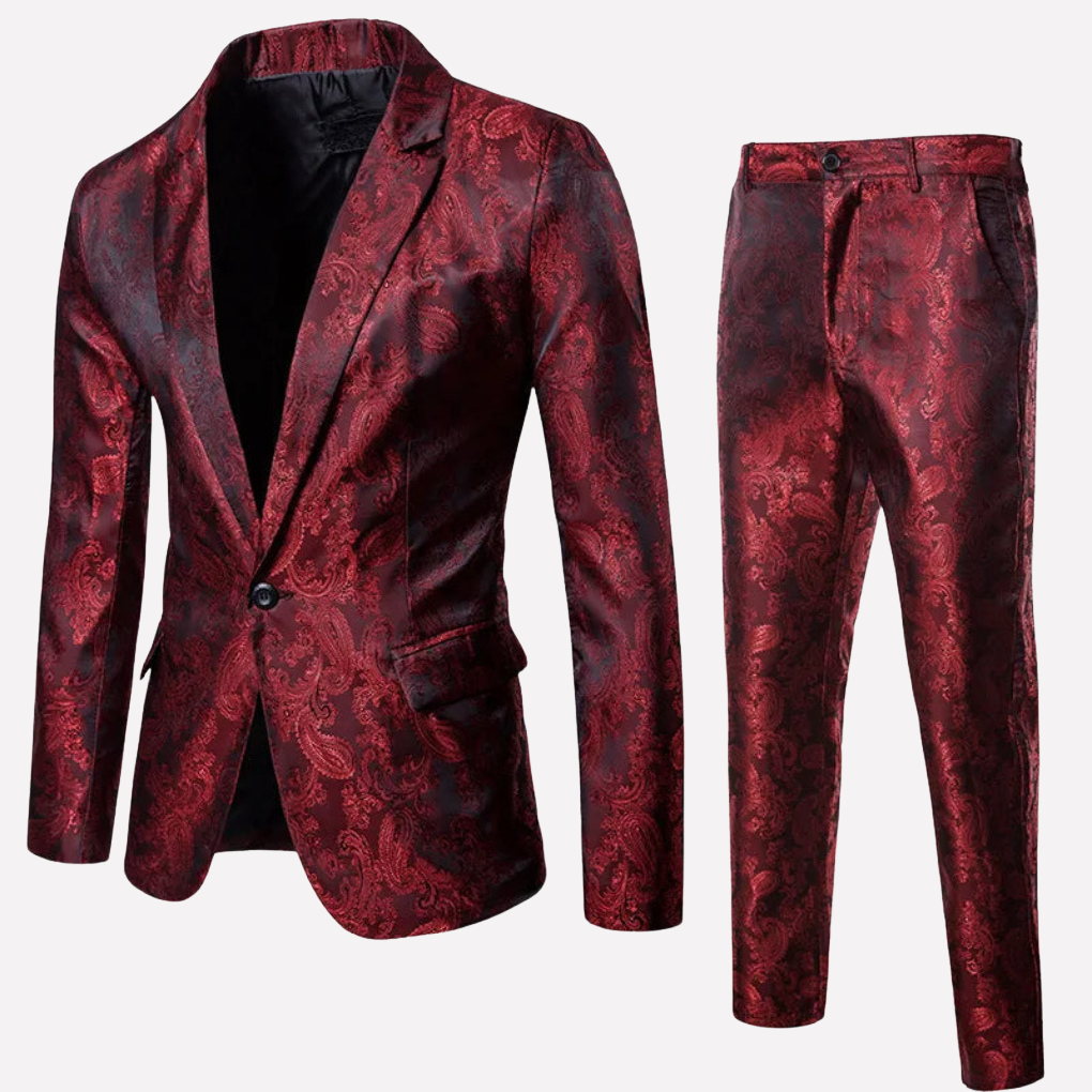 Traje Clásico – Conjunto Lujoso de Dos Piezas para Hombres