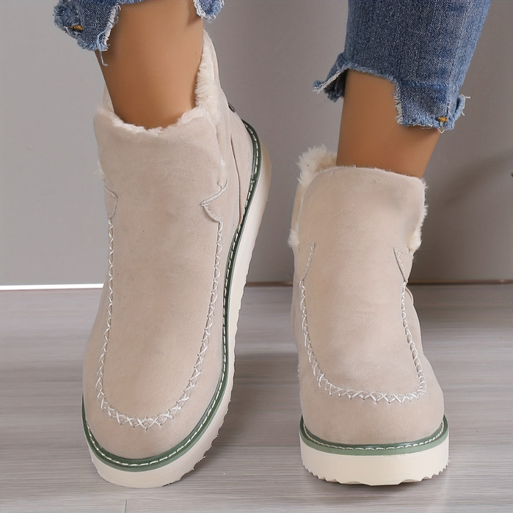 Zapatos de Invierno Forrados de Pelo