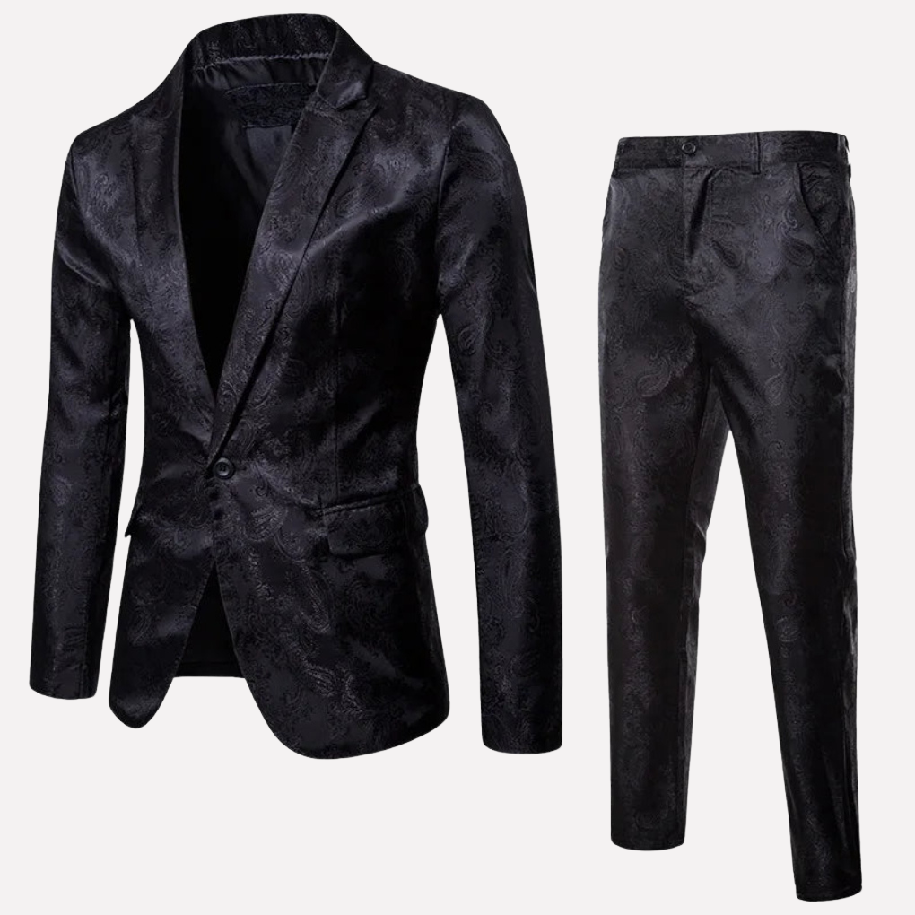 Traje Clásico – Conjunto Lujoso de Dos Piezas para Hombres