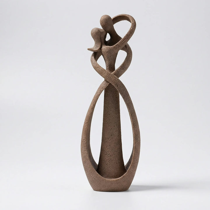 Entwinia - Figura abstracta de pareja abrazándose