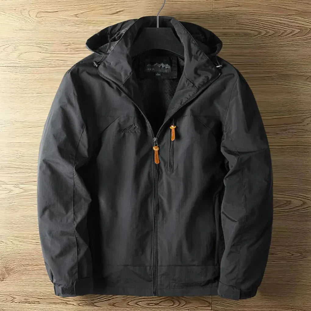 Chaqueta Exterior Impermeable y Transpirable para Hombre con Capucha