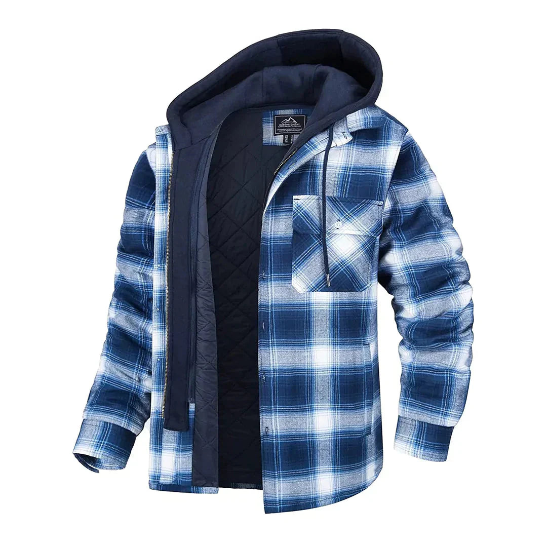 Enzo: chaqueta a cuadros para hombre con elegancia atemporal