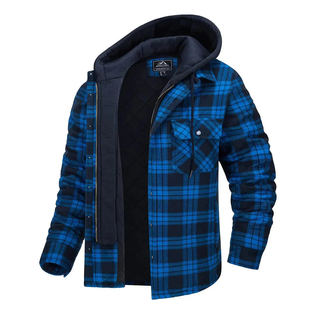 Enzo: chaqueta a cuadros para hombre con elegancia atemporal