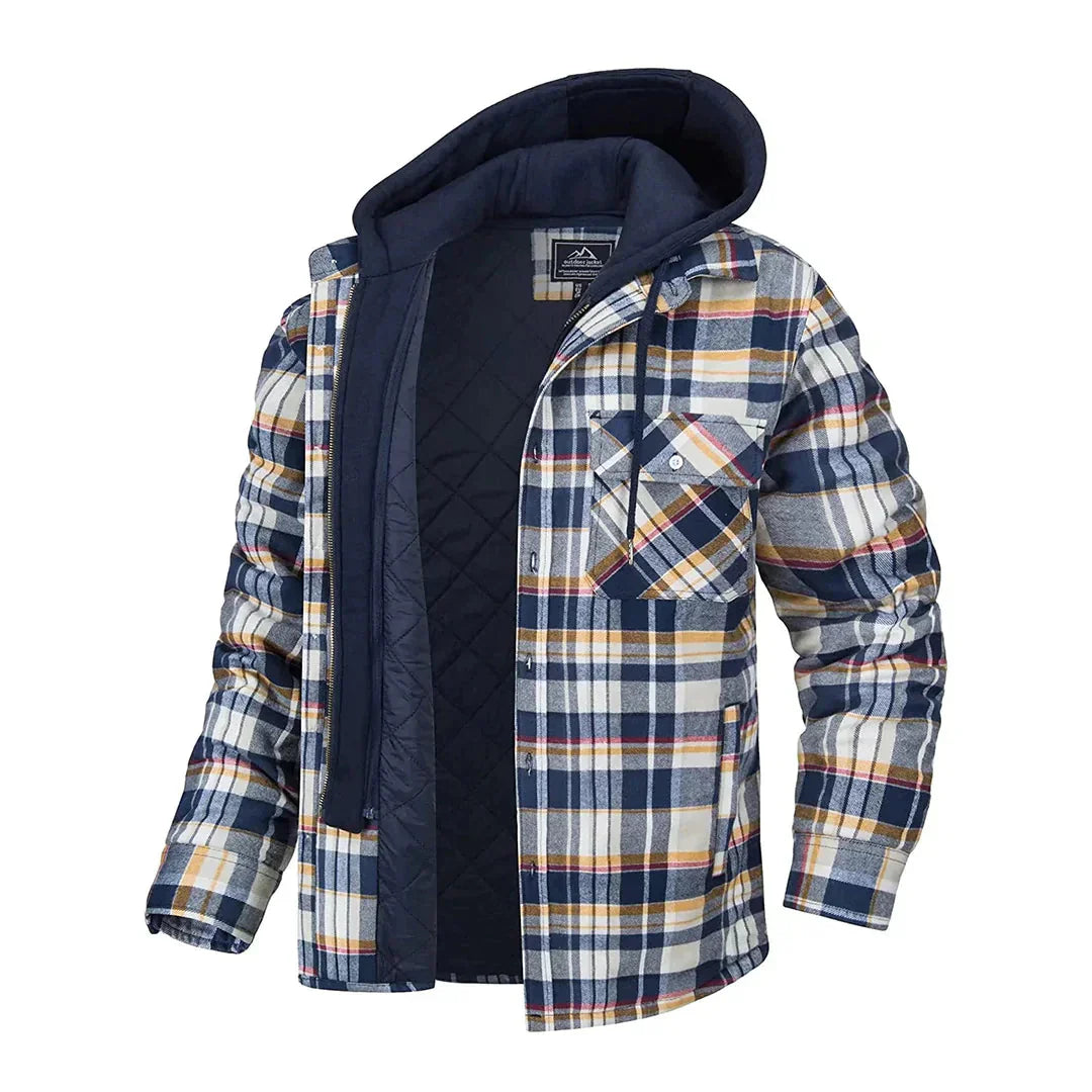 Enzo: chaqueta a cuadros para hombre con elegancia atemporal