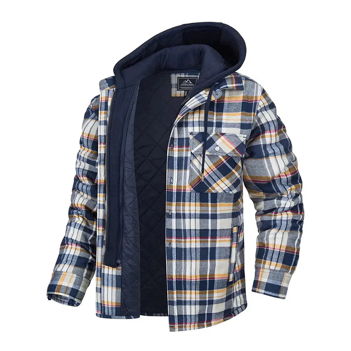 Enzo: chaqueta a cuadros para hombre con elegancia atemporal
