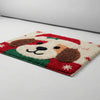 Alfombra de Piso de Personaje Esponjoso de Navidad