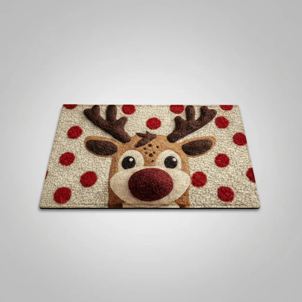 Festivoot - Fluffy Christmas Character Floor Mat