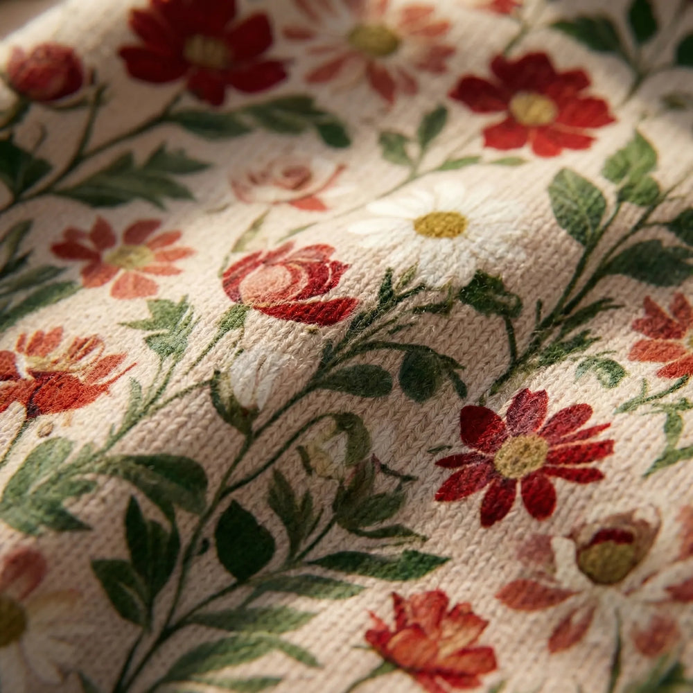 Florwick - Jersey de cuello alto con estampado floral