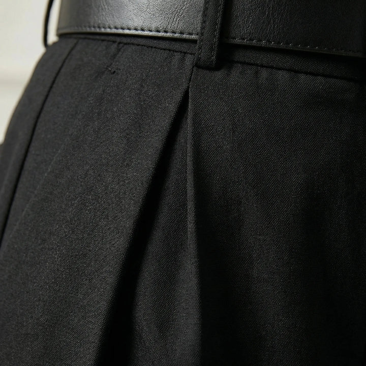 Flowana - Pantalones de talle alto, acampanados y de pierna ancha