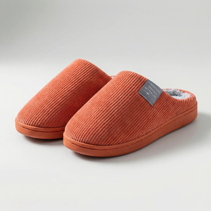 Fluforo - Pantuflas de interior sin cordones con forro de felpa