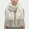 Bufanda Larga con Franjas de Tassel