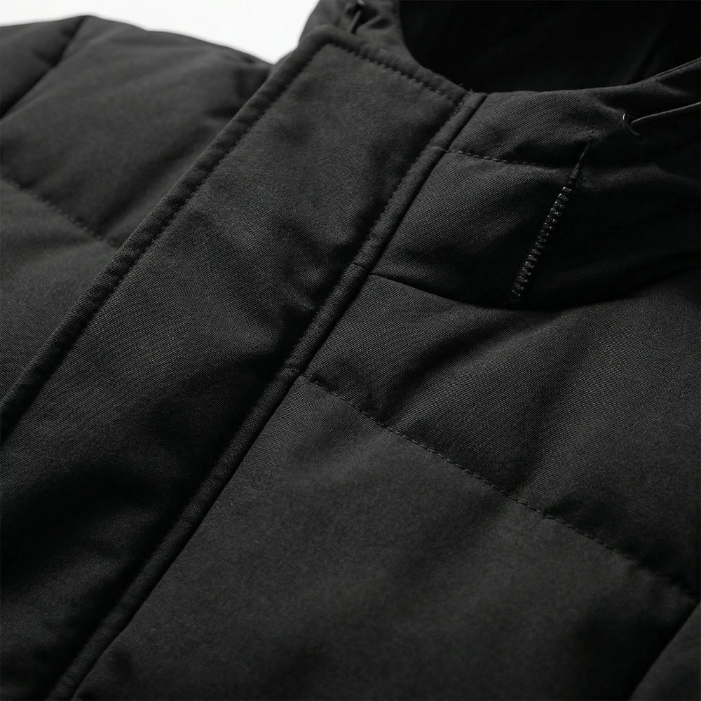 Frostlen - Parka con capucha de largo hasta la cadera